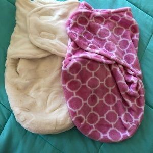 Newborn swaddles and bodysuits